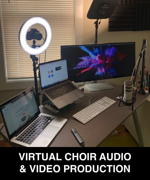 Virtual Choir Audio and Video Production Image